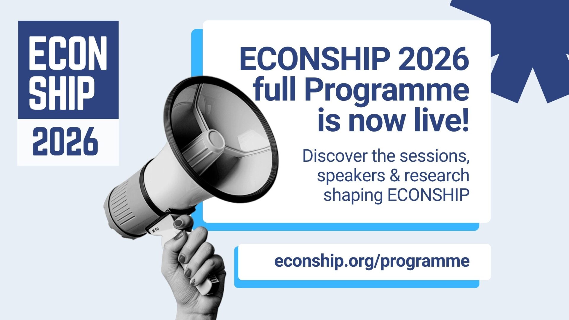 ECONSHIP 2026 Programme Now Available